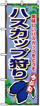 画像: のぼり旗　ハスカップ狩り