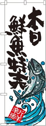 画像: 本日鮮魚特売 のぼり