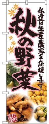 画像: 秋の野菜 写真 のぼり