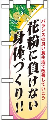 画像: 花粉に負けない身体 ハーフのぼり